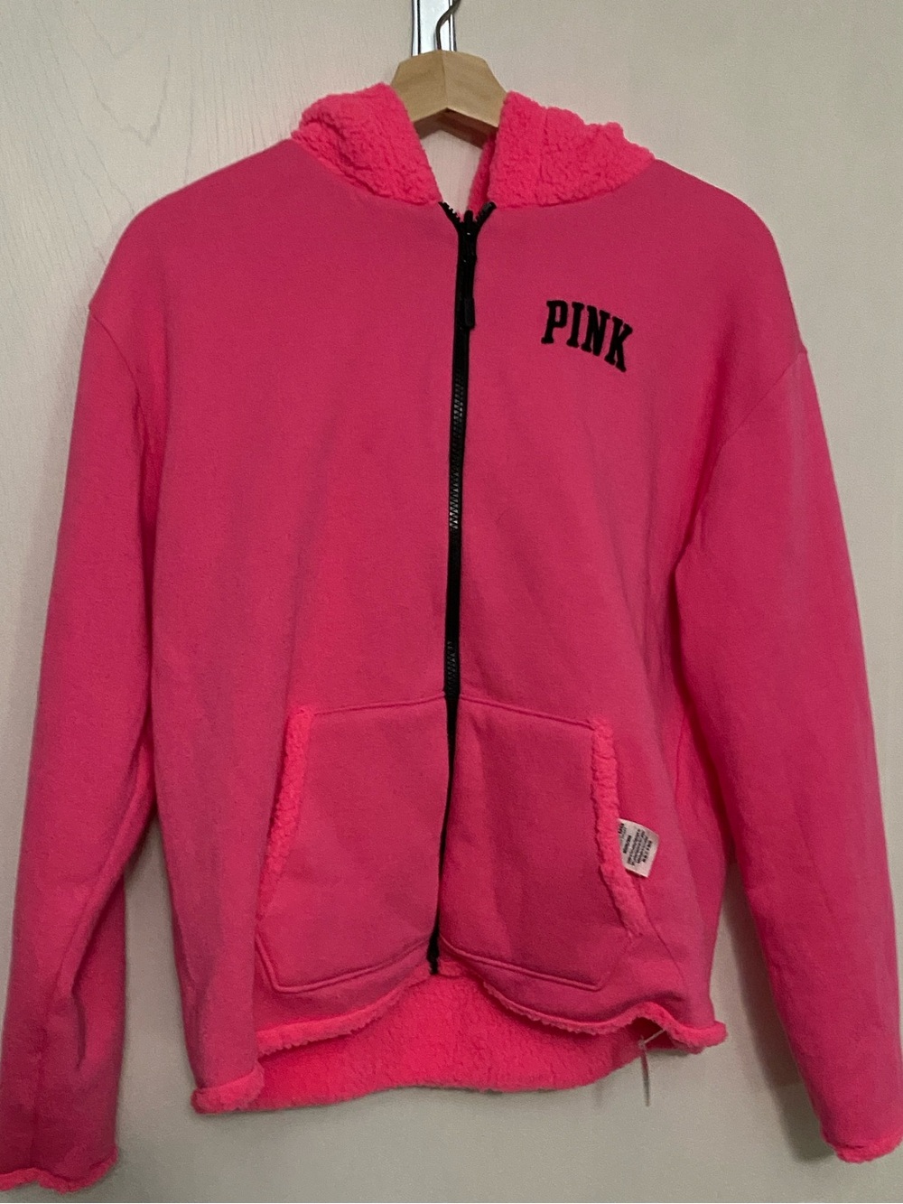 NWT PINK Victoria's Secret Cozy Sherpa Jacket